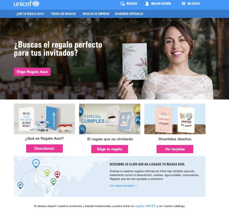 Online Shop Unicef.es