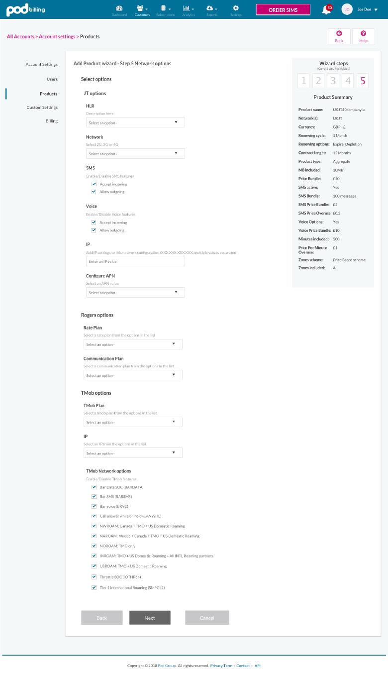 Diseño de Aplicación Web con Panel de control