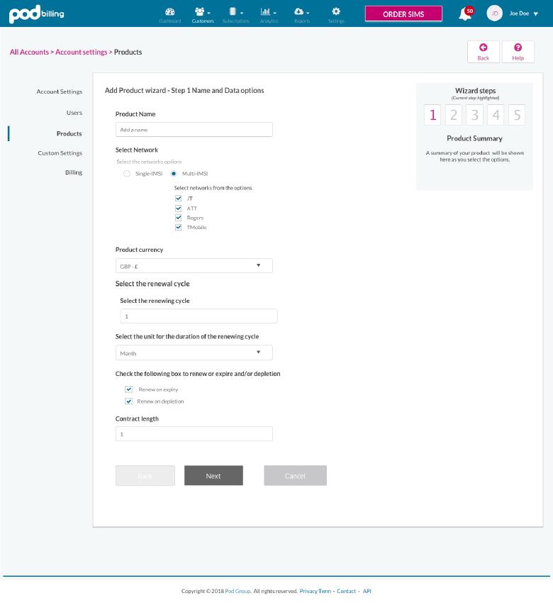 Diseño de Aplicación Web con Panel de control