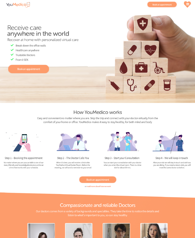 YouMedico Experiencia de Usuario